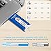 USB Flash Drive Memory Stick iPhone Backup Drive Photo Stick Mobile iOS Flash Drive for iPhone OTG Android Type C Phone Stick Storage iPad USB 3.0 Flash Drive iPhone Jump Drive PHICOOL 128GB Blue