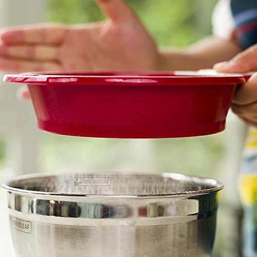 Astra Gourmet 1pc Fine Mesh Strainer/Flour Sieve/Icing and Sugar Sifter,6 1/2" by 2 1/2", Made of Plastic and Stainless Steel(Hot Pink) - Thumbnail 7