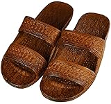 Pali Hawaii Adult Classic Brown Jandals Sandals 7