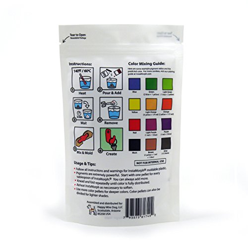 InstaMorph Moldable Plastic Reusable Thermoplastic Beads Modeling