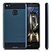 kwmobile Hybrid case Design Brushed for Huawei P9 Lite in dark blue black