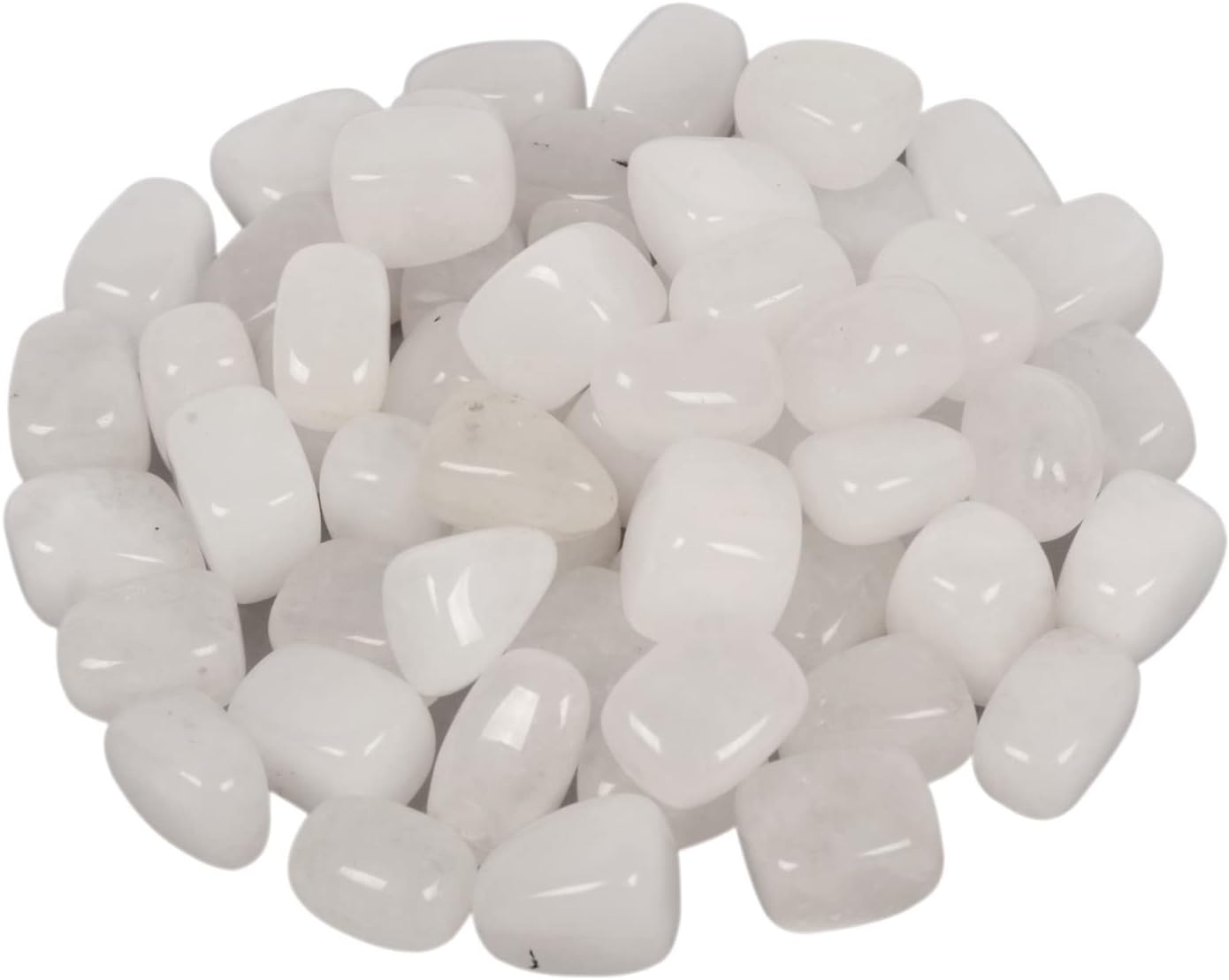 Indoor Fountains & Accessories - Justinstones 100 Grams Small White Quartz Tumbled Stone Specimen Collection Pocket Worry Healing Crystal Reiki Home Decorations