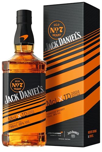 Jack Daniel's Old No.7 Tennessee Whiskey - McLaren Limited Edition 2024 - Inklusive Geschenkverpackung - zwei ikonische Marken, eine unverwechselbare Flasche -0.7L/40% Vol. thumbnail 1