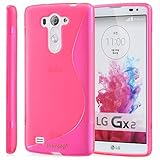 Fosmon DURA S Flexible Protective Skin Slim Fit Case for LG G Vista (Hot Pink)