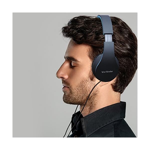 Wireless-Bluetooth-Over-Ear-Stereo-Foldable-Headphones-Wireless-and-Wired-Mode-Headsets-with-Soft-Memory-Protein-Earmuffs-Built-in-Mic-for-Mobile-Phone-TV-PC-Laptop-Black-Blue Wireless Bluetooth Over Ear Stereo Foldable Headphones, Wireless and Wired Mode Headsets with Soft Memory-Protein…