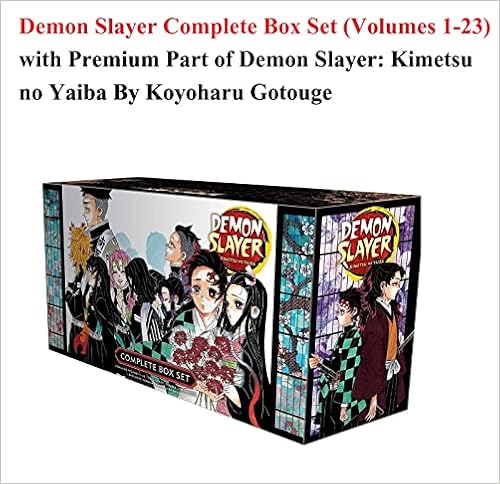 Demon Slayer Complete Box Set (Volumes 1-23) with Premium Part of Demon Slayer: Kimetsu no Yaiba By Koyoharu Gotouge - 