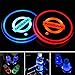 Auto sport 2PCS LED Cup Holder Mat Pad Coaster with USB Rechargeable Interior Decoration Light for Nissan Accessory