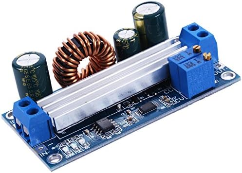 TOOGOO(R) DC-DC Auto Buck Boost Voltage Converter Step Down/ Step Up Voltage Regulator Adjustable DC 5V-30V to 0.5-30V 12V Power Supply Transformer Module with Constant Current and Constant Voltage