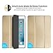 iPad Pro 10.5 Case with Pencil Holder, Swees Slim Full Body Protective Smart Cover Leather Case Rugged Shockproof with Stand Built-in Apple Pencil Holder for iPad Pro 10.5 inch, Gold
