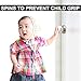 TODDLINO Door Knob Safety Cover 5pk for Baby and Toddler. Easy to Install. Prevents Kids from Accessing Dangerous Areas. Grip and Twist Child Proofing Door Handle Protective Cover
