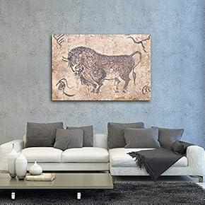 Celestial Beast Rock Painting Home Artwork for Living Room Bedroom