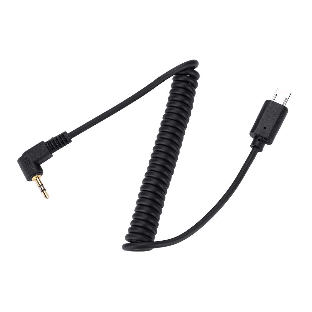 Topiky RM-VPR1 3.5mm/2.5mm S2 Shutter Release Cable Cord for A7III/A9/A99 II/A7 II/A6500 Camera(2.5mm-S2)