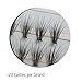 LASHVIEW 0.07mm 20 Root 8mm Short Knot-free Soft Individual Rapid Cluster Eye Lashes Grafting False Eyelashes Individual False Eyelashes Natural Long Mink Fake Eyelashes Extension Handmade