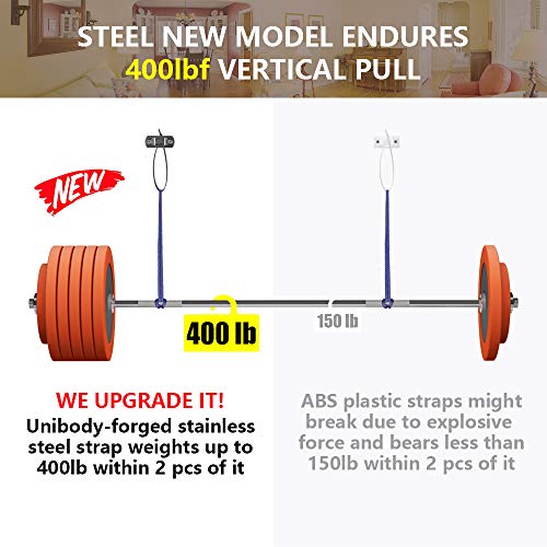 Metal Furniture Straps (8 Sets) Dresser Wall Anchors, Furniture Anchors for Baby Proofing Child Safety, Anti Tip Furniture Kit Wall Mount Earthquake Resistant Straps for Bookcase, Drawer, Cabinet