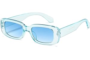 kimorn Rectangle Sunglasses for Women Men Trendy Retro Fashion Sun Glasses 90’s Vintage UV 400 Protection Square Frame K1200