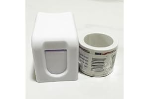 EIIMRIC Roll Stamps Dispenser Roll of 100 Postage Stamps Stamps Holder Roll of 100 Forever Stamps Holder Roll 100 Freedom 2022 2023 flag Self-Stick Stampstamps Dispenser (White-1Roll 1Pcs)