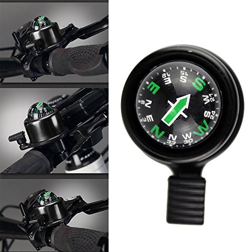 Aluminum Alloy Bicycle Bike Bell Ring Horn Accessories, Bike Bell for Adults Youth Kids MTB Bicycle Cycling Handlebar Bell Ring Horns for Riding Travel Hiking Camping Backpacking - Thumbnail 4