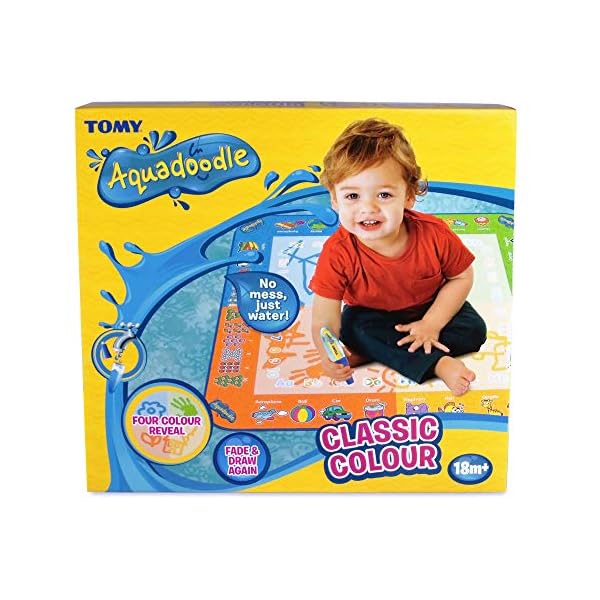 Aquadoodle Classic Large Water Doodle Mat, Official TOMY No Mess Colouring and Drawing Game, Suitable for Toddlers and…