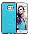 Crosspace Durable Case Compatible with iPhone 13,Cute Case for Women and Girls with Unique Copyright Flowers Design,Anti-Fall and Raised Camera Corners add More Protection-Blue