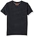 Under Armour Boys' Hybrid Big Logo T-Shirt,Anthracite /Magma Orange, Youth Large