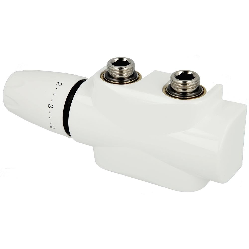TA Heimeier 9690-27.000 Design-Edition Multilux 4 Set for 2-Pipe System White RAL 9016