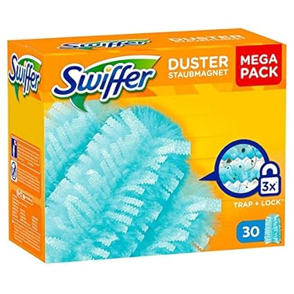Swiffer Duster Staubmagnet Mega Pack Tücher 30 Staubwedel Aufsätze