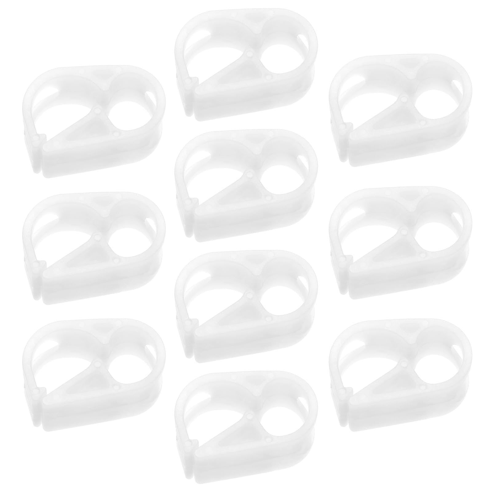 ECSiNG 10pcs Adjustable Tube Clamp PP Tubing Clamps Pipe Clamps Water Flow Control Clip Adjustable Tube Clam for Control Flow of Liquid in The Pipe Fit for 5-8mm Tube