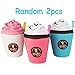 WATINC Random 2Pcs cute Squishies, Kawaii ice cream Scented Slow Rising squishy, Kid Toy, Lovely Toy,Stress Relief Toy,Decorations Toy Gift Fun