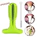 YOMERTO Dog Toothbrush 2019 Upgraded Version Dog Chew Toy Tooth Cleaner Dog Teeth Brushing Stick 100% Natural Rubber Doggy Puppy Oral Dental Care