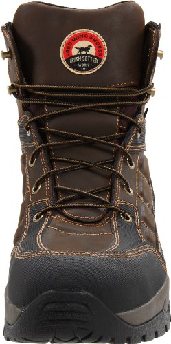 Irish Setter Men's Ely Waterproof 6" Aluminum Toe Work Boot,Brown,12 EE US