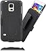 Stalion® Secure Holster & Belt Clip Combo for Samsung Galaxy S5 (Black)[Lifetime Warranty] Locking Belt Swivel + Kickstand + Shockproof