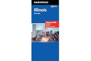 Rand McNally Easy to Fold: Illinois State Laminated Map