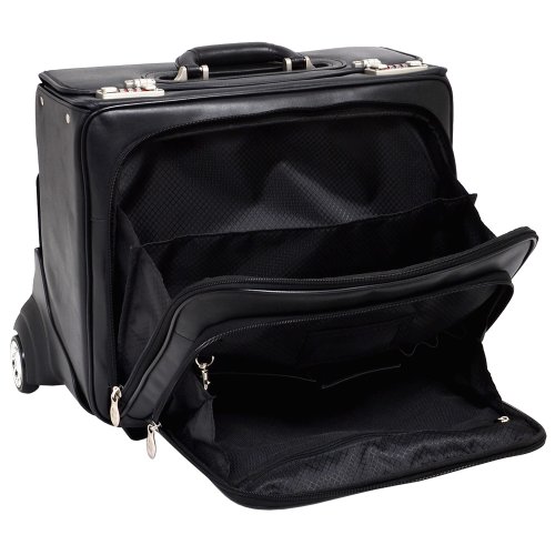 McKleinUSA SHERIDAN 84665 Black 17 Detachable-Wheeled Catalog Case
