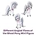 Vamplets Ghost Pony Minifigure from Ride This Little Pony Across Magical Worlds – Soft & Flexible Plastic Mini Figure Toy – 3