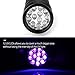 Cymas UV Flashlight, 12 LED Ultraviolet Blacklight Urine and Scorpion Detector for Pets, Torch to Find Dry Stains on Carpets//Rugs/Floor