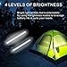 2 Pack Rechargeable Stick-anywhere Closet Lights by WEEFUN, Portable Dimmable LED Night Light, SOS Emergency Tap Stair Lights, Safe Lights for Outdoor Camping, Hallway, Bedroom, Kitchen, etc.