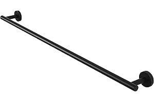 KES 32 Inches Matte Black Towel Bar for Bathroom Hand Towel Holder Hanger SUS304 Stainless Steel Towel Rack Rustproof Wall Mo