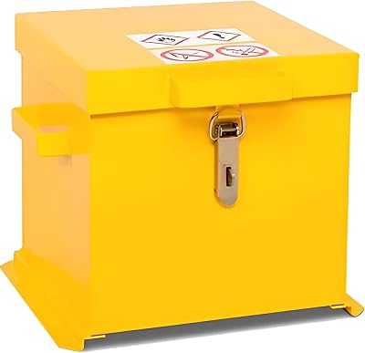 Horison Industries COSHH Cabinet Fire Proof Flammable Storage 430x415x365mm