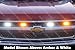 LAMPHUS 4pc SolarBlast 3W LED Emergency Vehicle Truck Grille Deck Warning Light Head (Flash Mode Sync-able Across Units) - Amber