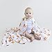 Muslin Baby Swaddle Blankets Organic Cotton Baby Receiving Blanket Swaddling Gift Set - 3 Pack - Extra Large 48