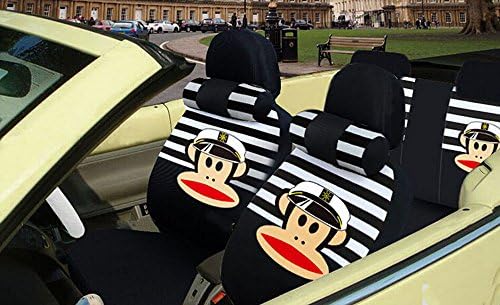 再入荷 予約販売 12psの完全なセットを新しいクラシック漫画車シートカバー四季一般ハニカムメッシュ生地車カバーcompleteセットシート カバーステアリングホイールカバーヘッド枕ブラック