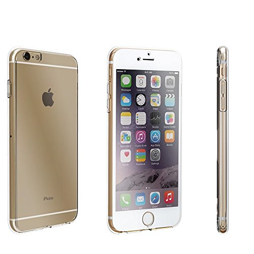 Tri Max For Apple Iphone 6S Plus 6 Plus 5.5 360 Full Body TPU Scratch Resistant PC Transparent Clear Parasailing