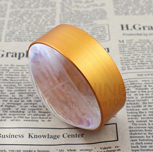 6x Paperweight Mirror Round Shape Hd Magnifying Magnifying Glass Dome Genuine Glass Paperweight Map Magnifying Glass and Reading Aid