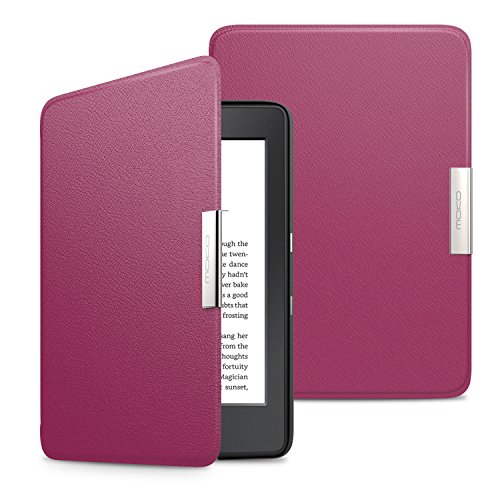 MoKo Case for Kindle Paperwhite, Premium Ultra Lightweight Shell Cover with Auto Wake / Sleep for Amazon All-New Kindle Paperwhite (Fits All 2012, 2013, 2015 and 2016 Versions), PURPLE