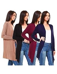 Isaac Liev - Cardigans para mujer (4 unidades)