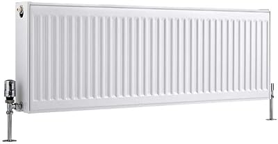 Milano Compact White Type 22 Horizontal Double Panel Convector Radiator 400x1200