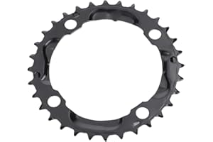 Bike Chainring, 32T 104mm BCD Steel Round Chainring Chain Ring for Mountain Bike Part Black