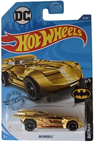 Hot Wheels Batmobile 9/250, Gold 