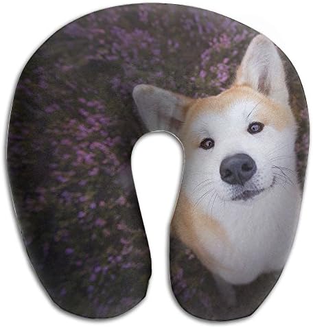 Lesi Yes U Shaped Neck Pillow Memory Foam Comfortable Shiba Dog Look You Funny Indoor Outdoor Travel Airplane Car Office School
