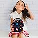 Violet Mist Women's Reusable Neoprene Lunch Bag, Space Rocket, Unisex, 11.4